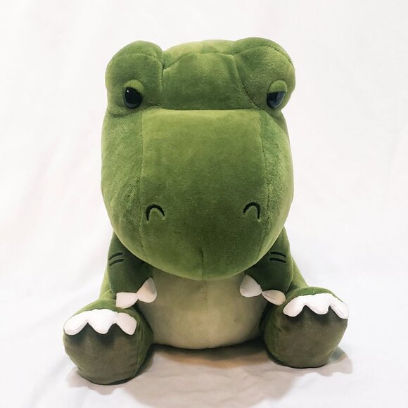 SimpliCute Green T-rex Dinosaur Plush Stuffed Animal 10" - Picture 1 of 10